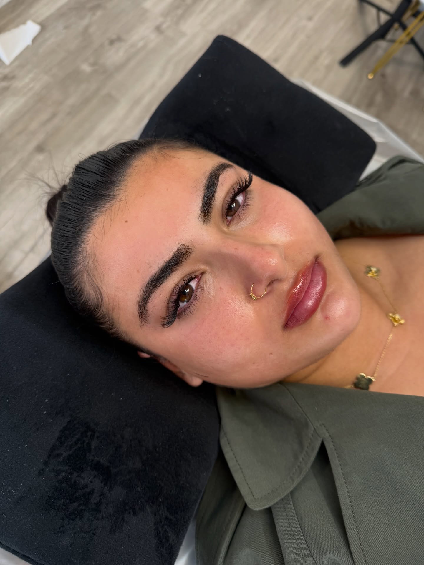 Lash-extension close-up from Elite Cosmetics