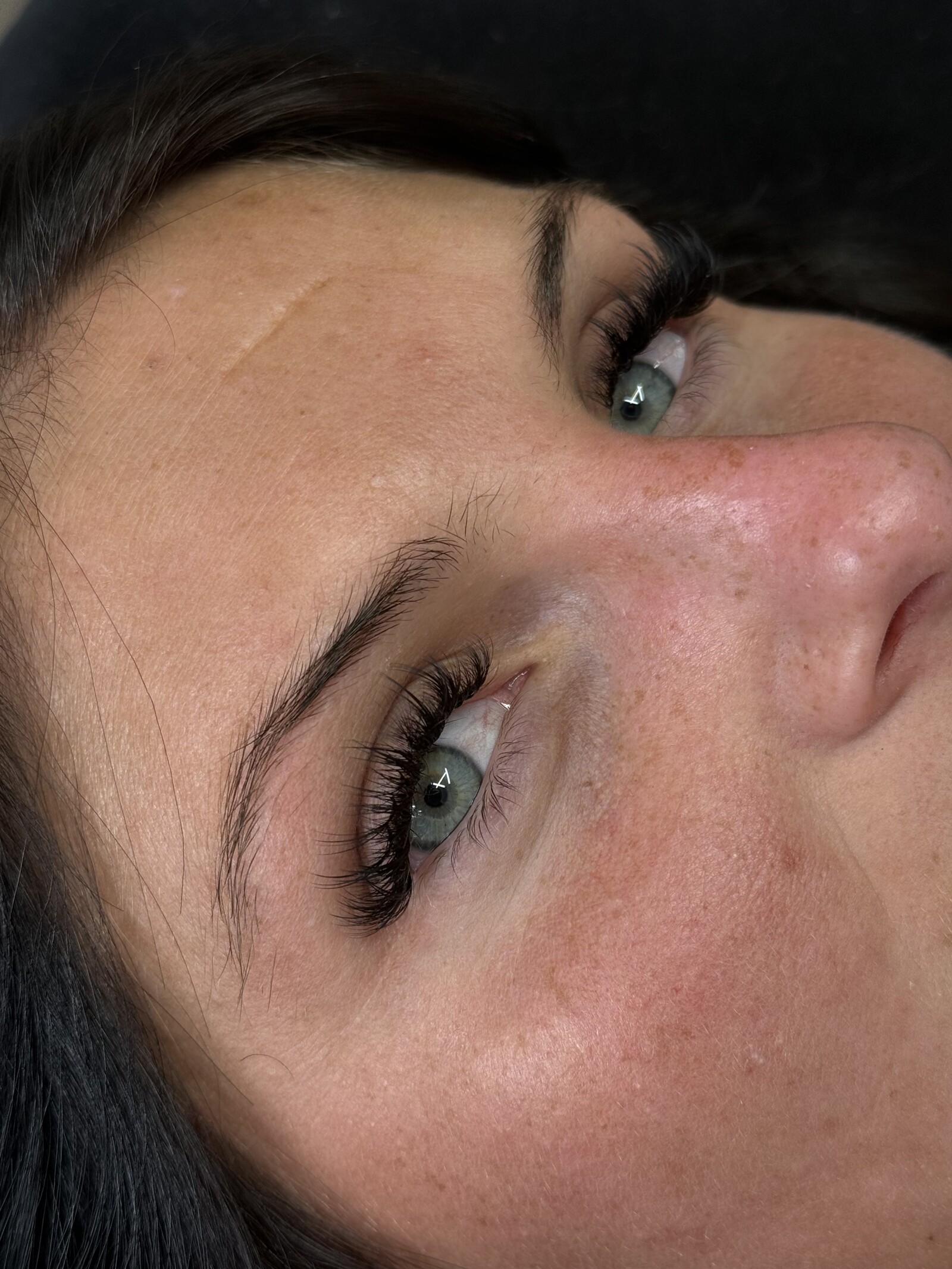 Lash-extension result from Elite Cosmetics