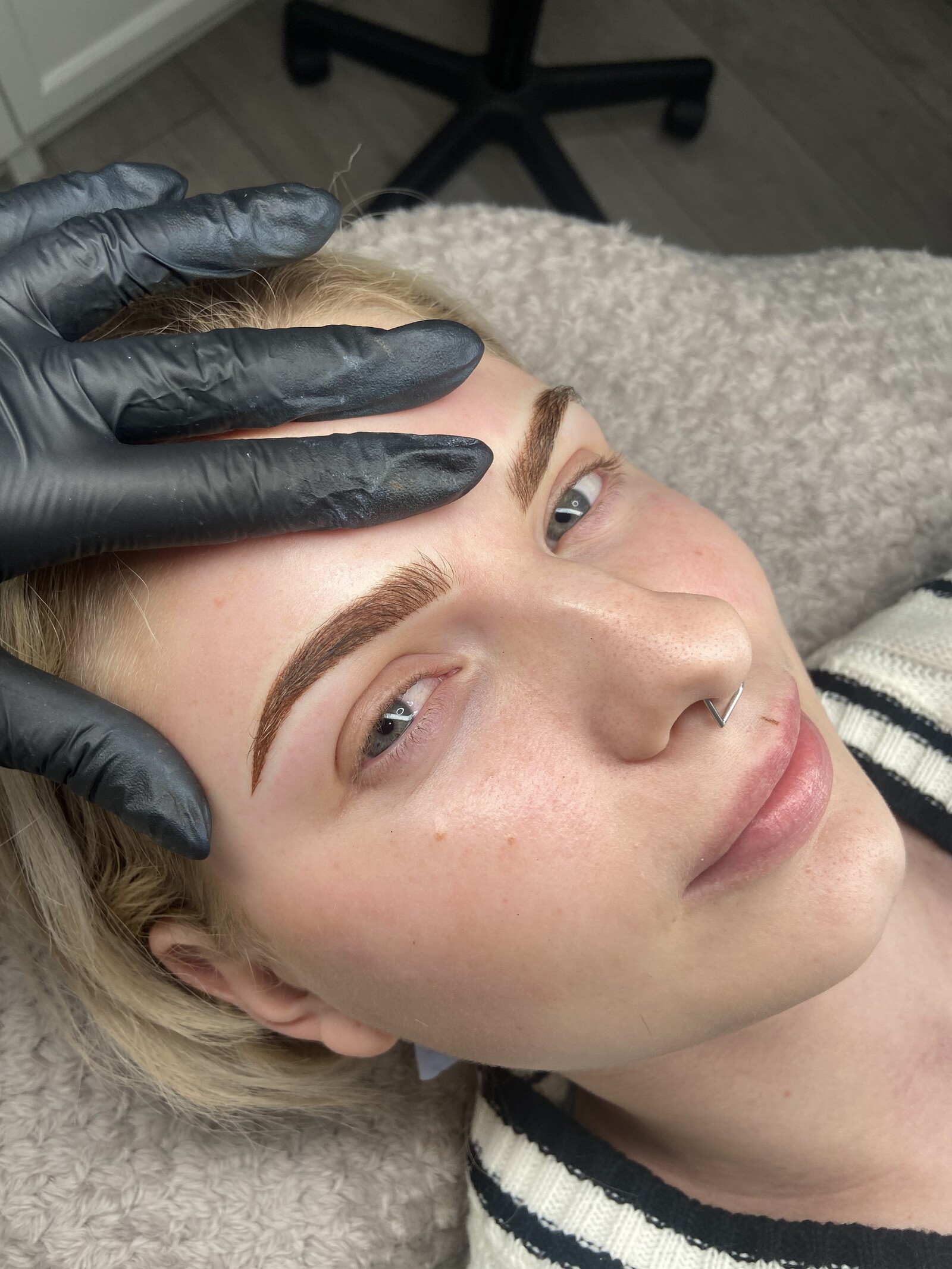 Semi-permanent brow result from Elite Cosmetics